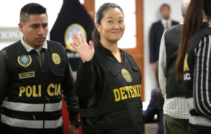 Tribunal peruano evalúa si revoca la detención de Keiko Fujimori