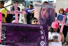Decenas de personas exigen frenar ola de feminicidios en México