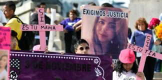 Decenas de personas exigen frenar ola de feminicidios en México