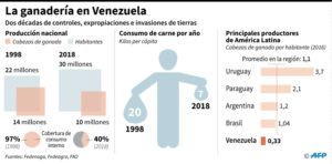 El riesgoso oficio de criar ganado en Venezuela -Graph