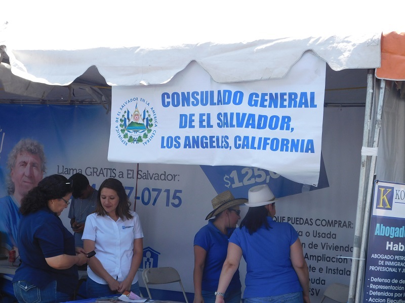 Jornadas móviles del Consulado General de El Salvador en Los Ángeles