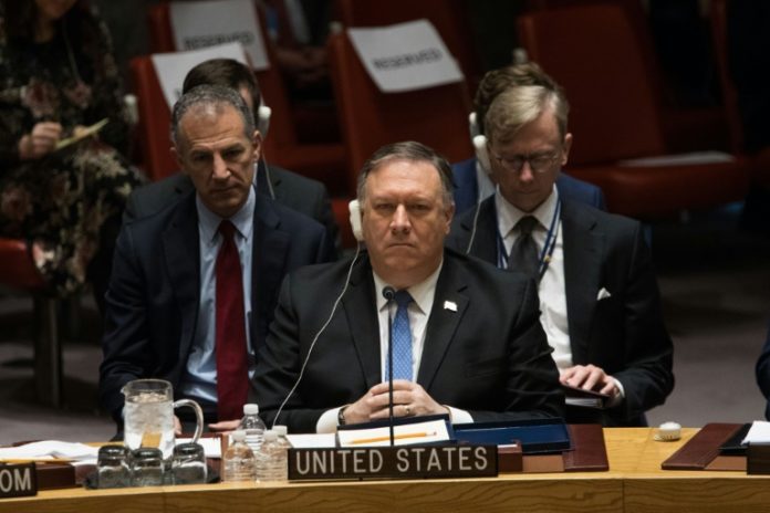 Pompeo presionará al Consejo de Seguridad de la ONU para que reconozca a Guaidó