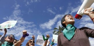 Protestan en Ecuador para pedir la despenalización del aborto en caso de violación