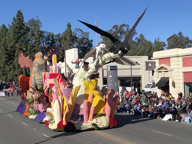 Sabor latino en el Desfile de las Rosas 2019