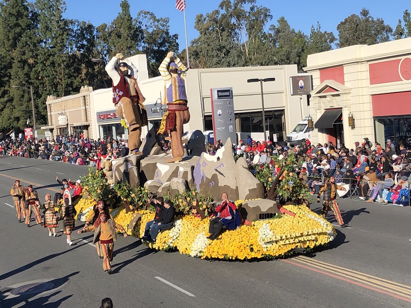 Sabor latino en el Desfile de las Rosas 2019