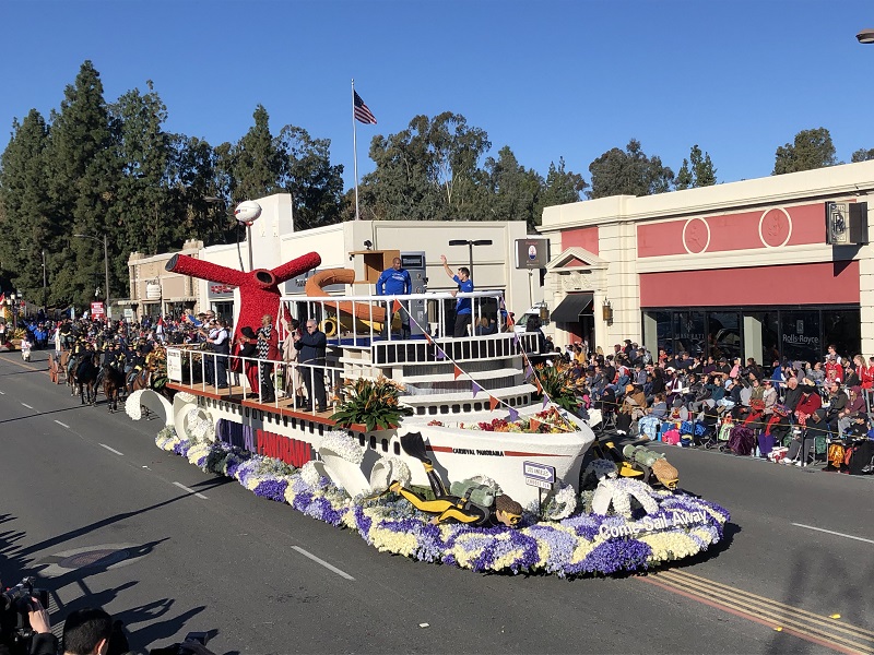 Sabor latino en el Desfile de las Rosas 2019