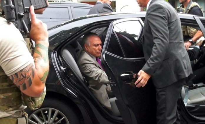 El expresidente Temer detenido como presunto líder de 