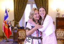 Esposa de Guaidó defiende en Chile la "reconquista" de la democracia en Venezuela