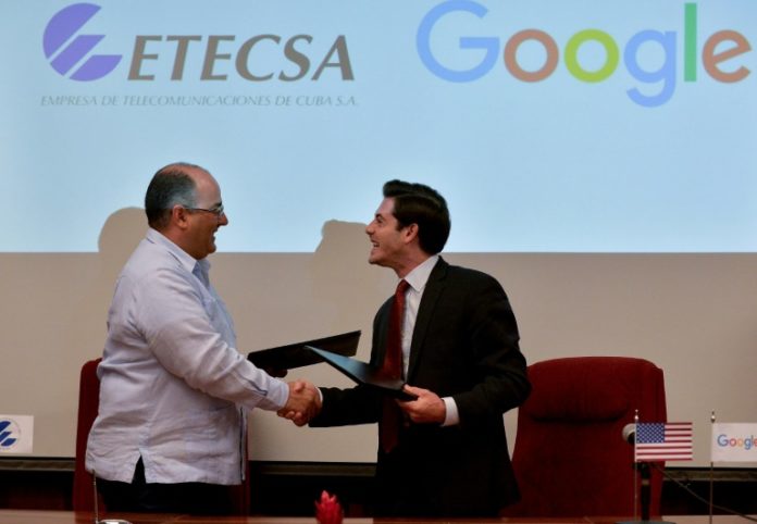 Google quiere mejorar internet en Cuba, en tiempos de Trump