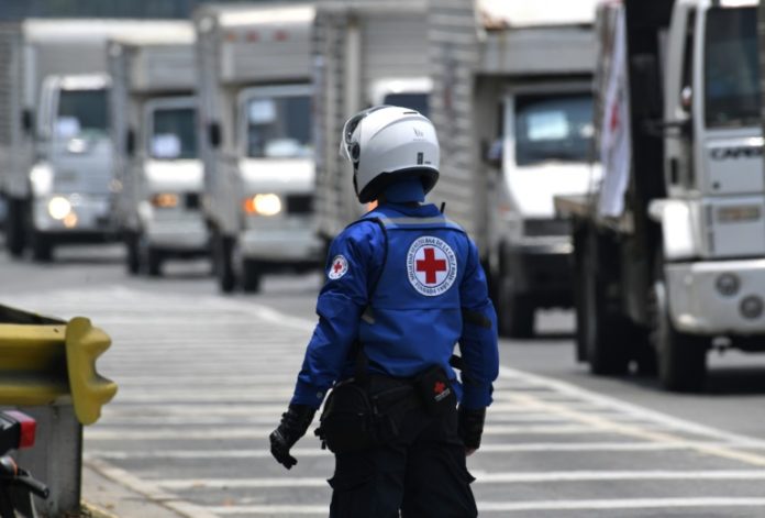 La Cruz Roja comenzó a distribuir ayuda humanitaria en Venezuela