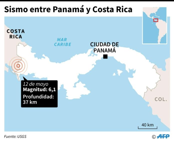 Cinco heridos y destrozos materiales tras dos sismos en Panamá