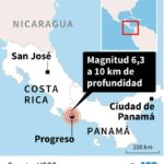 Un fuerte sismo estremece la frontera entre Costa Rica y Panamá