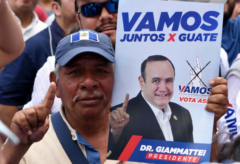 Encuesta apunta a Giammattei como favorito para balotaje en Guatemala