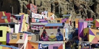 Favelas brasileñas inspiran a barrio aymara en Bolivia