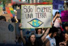 Masiva marcha en Chile protesta contra la crisis climática en el mundo