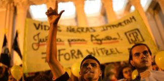 "Paren de matarnos": favelas protestan contra política de seguridad de Rio