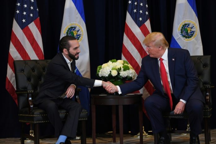 Trump y Bukele, una reunión entre 