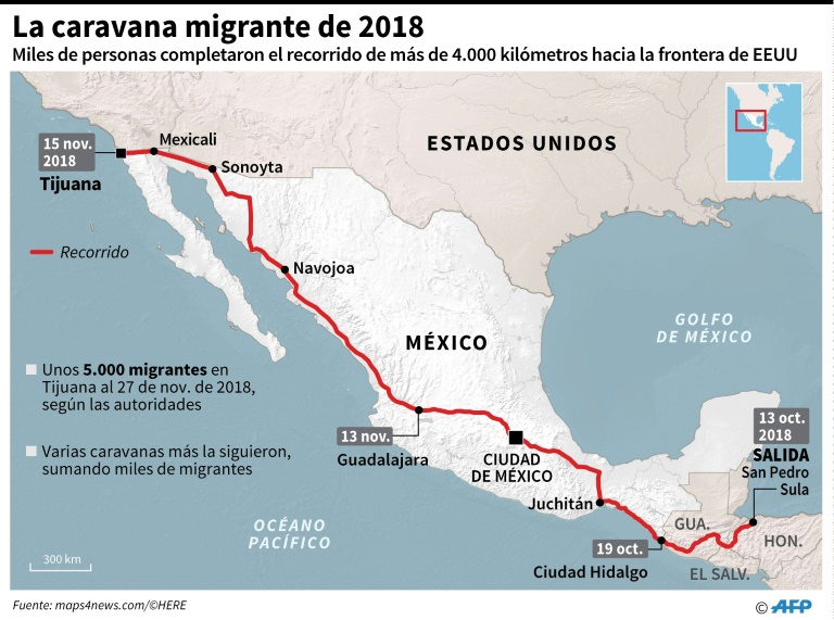 Legado de la caravana migrante de 2018