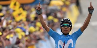 Quintana pedalea bajo su nuevo maillot con el Tour en el horizonte