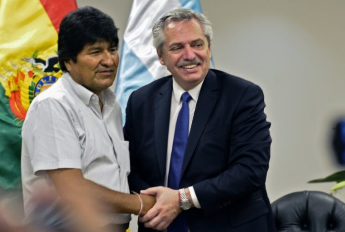 Gobierno de Fernández recibe y da refugio a Evo Morales en Argentina