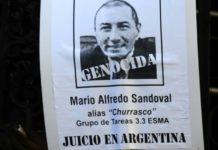 Mario Sandoval, el "carnicero" de la dictadura argentina