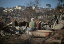 Unas 200 casas afectadas por incendio forestal en Chile