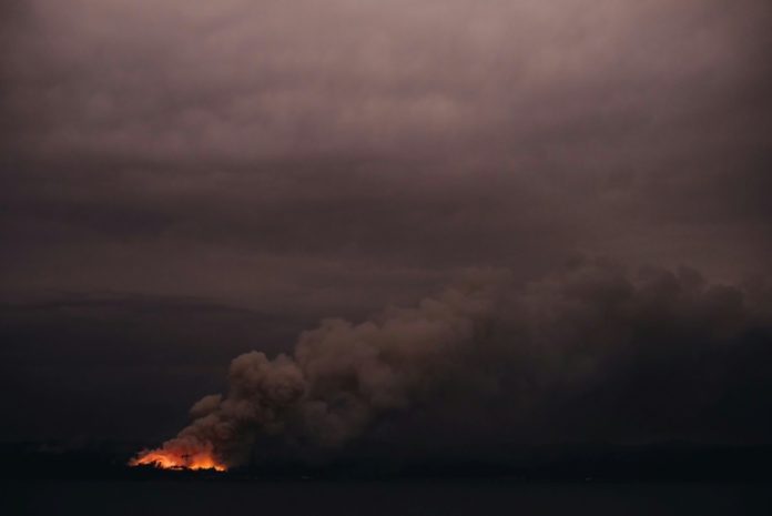 Humo de los incendios forestales de Australia llegó a Brasil