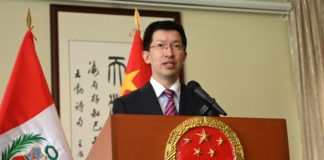 Embajador chino descarta que coronavirus frene comercio con Perú