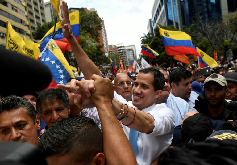 Protesta liderada por Guaidó en Caracas fue dispersada por la policía