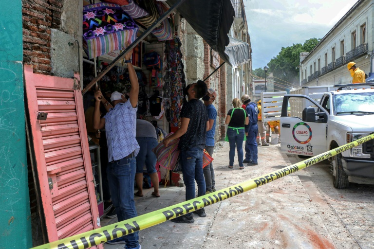 Cercados por la pandemia, comerciantes de Oaxaca sufren nuevo golpe por el sismo