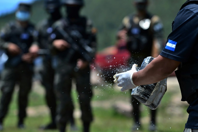Honduras decomisa más de 900 kilos de cocaína con ayuda de Colombia