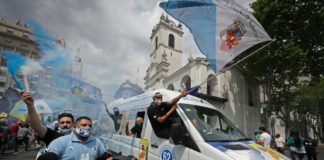 Caravanas marcan jornada de manifestaciones en Argentina
