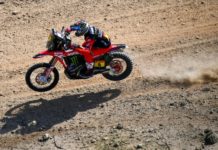 Cornejo lidera clasificación de motos del Dakar