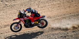 Cornejo lidera clasificación de motos del Dakar