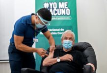 Chile supera los 1,5 millones de vacunados contra COVID-19