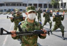 Colombia anuncia lucha contra rebeldes y narcotraficantes