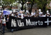 Protestas ante asesinatos de mujeres en Venezuela