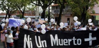 Protestas ante asesinatos de mujeres en Venezuela
