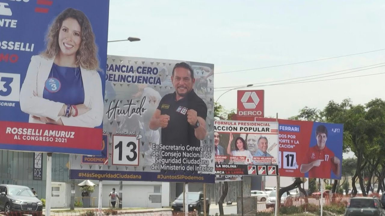 Peruanos se muestran indiferentes a la campaña electoral