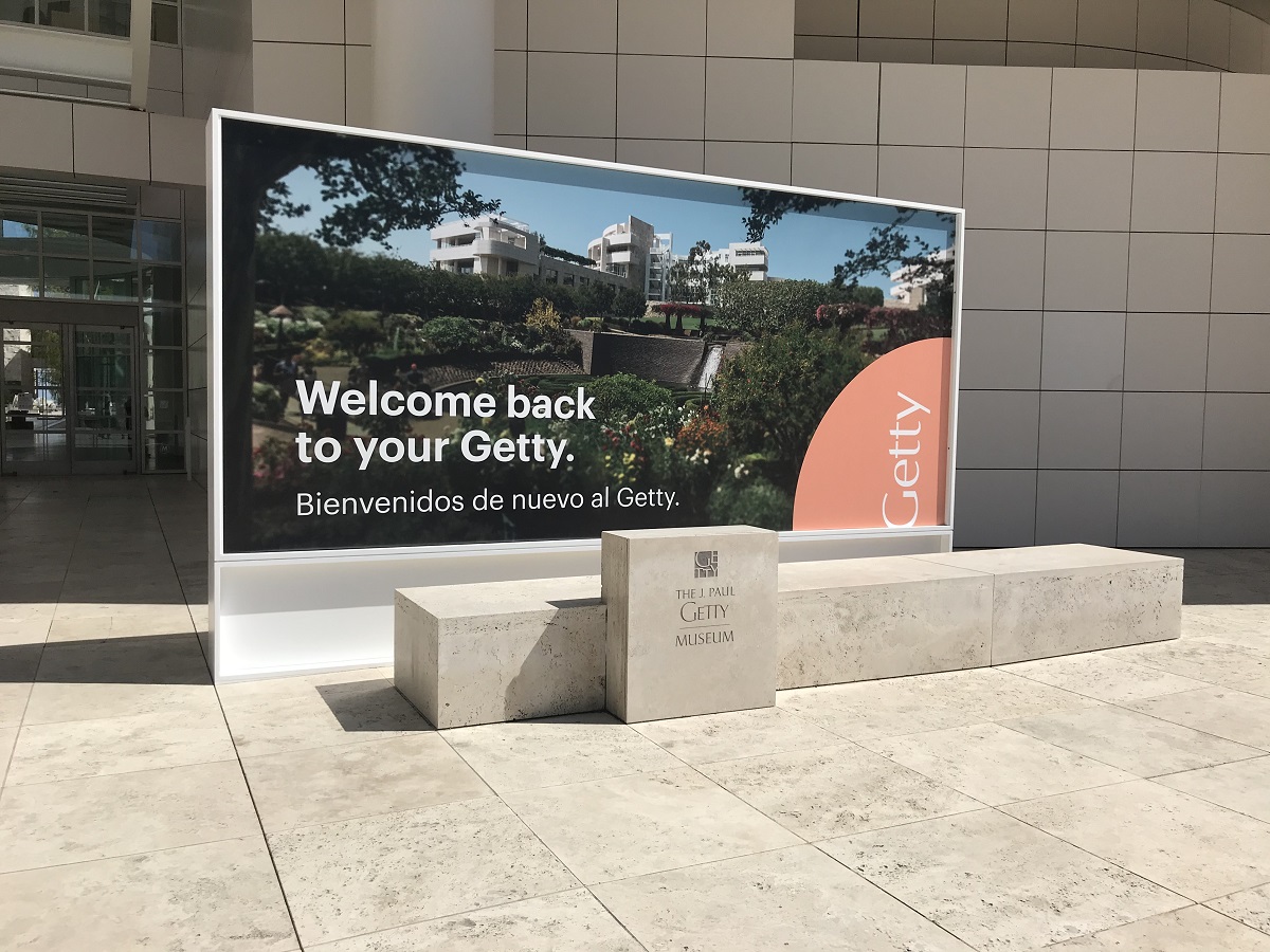 Centro Getty reabre con número limitado de visitantes