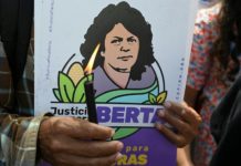 Hija de Berta Cáceres va tras autores intelectuales del asesinato