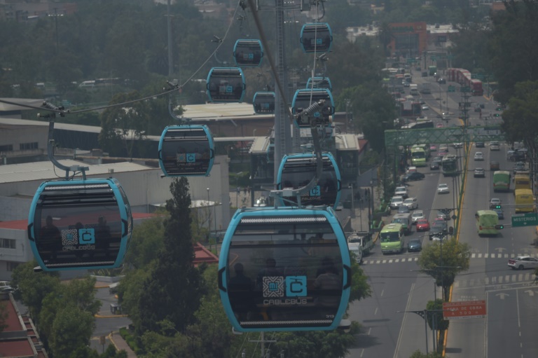 Inauguran sistema de teleférico en Ciudad de México