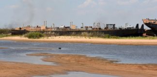 Bajante del río Paraguay golpea al sector naviero