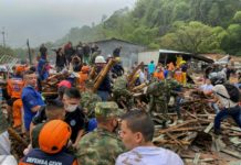 Deslizamiento de tierra deja muertos y heridos en Colombia