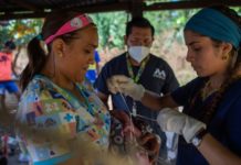 La atención médica a orillas del río Orinoco en Venezuela