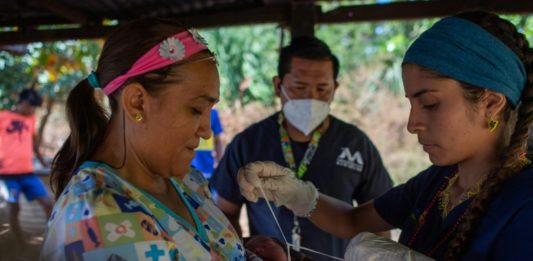 La atención médica a orillas del río Orinoco en Venezuela