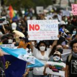 Protestan contra ley antiaborto en Guatemala