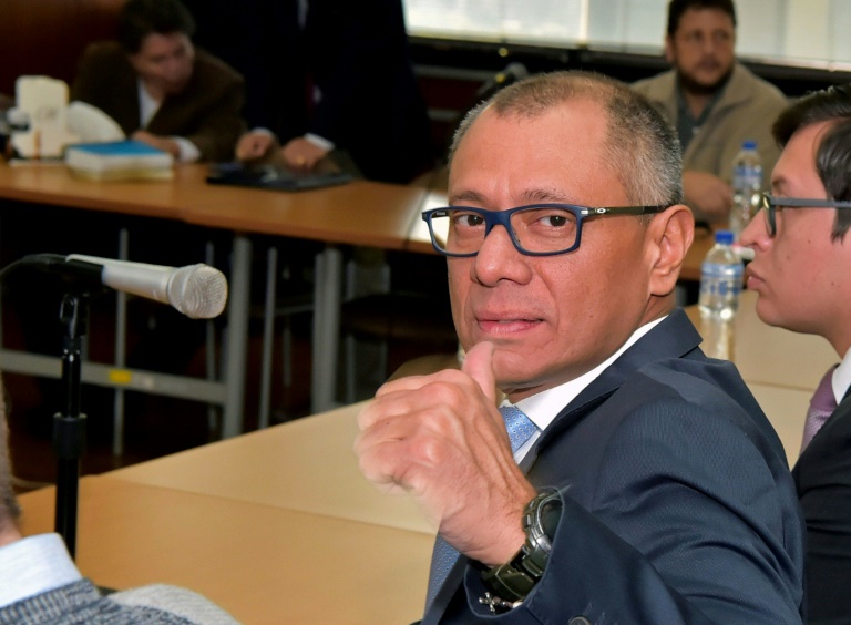 Liberan a exvicepresidente Jorge Glas ecuatoriano condenado por caso Odebrecht