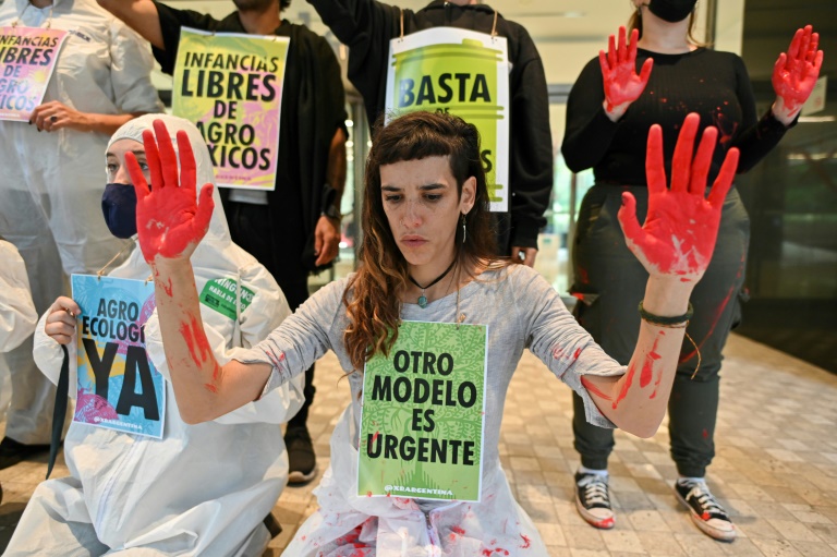 Ecologistas protestan contra Monsanto en Argentina