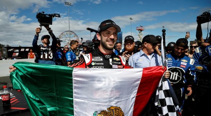 Daniel Suárez, el primer mexicano en ganar una carrera de NASCAR
